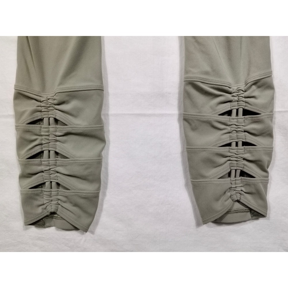Athleta Salutation Stash Pocket II Cinch 7/8 Leggings Sage Green XS High Rise - Picture 10 of 10
